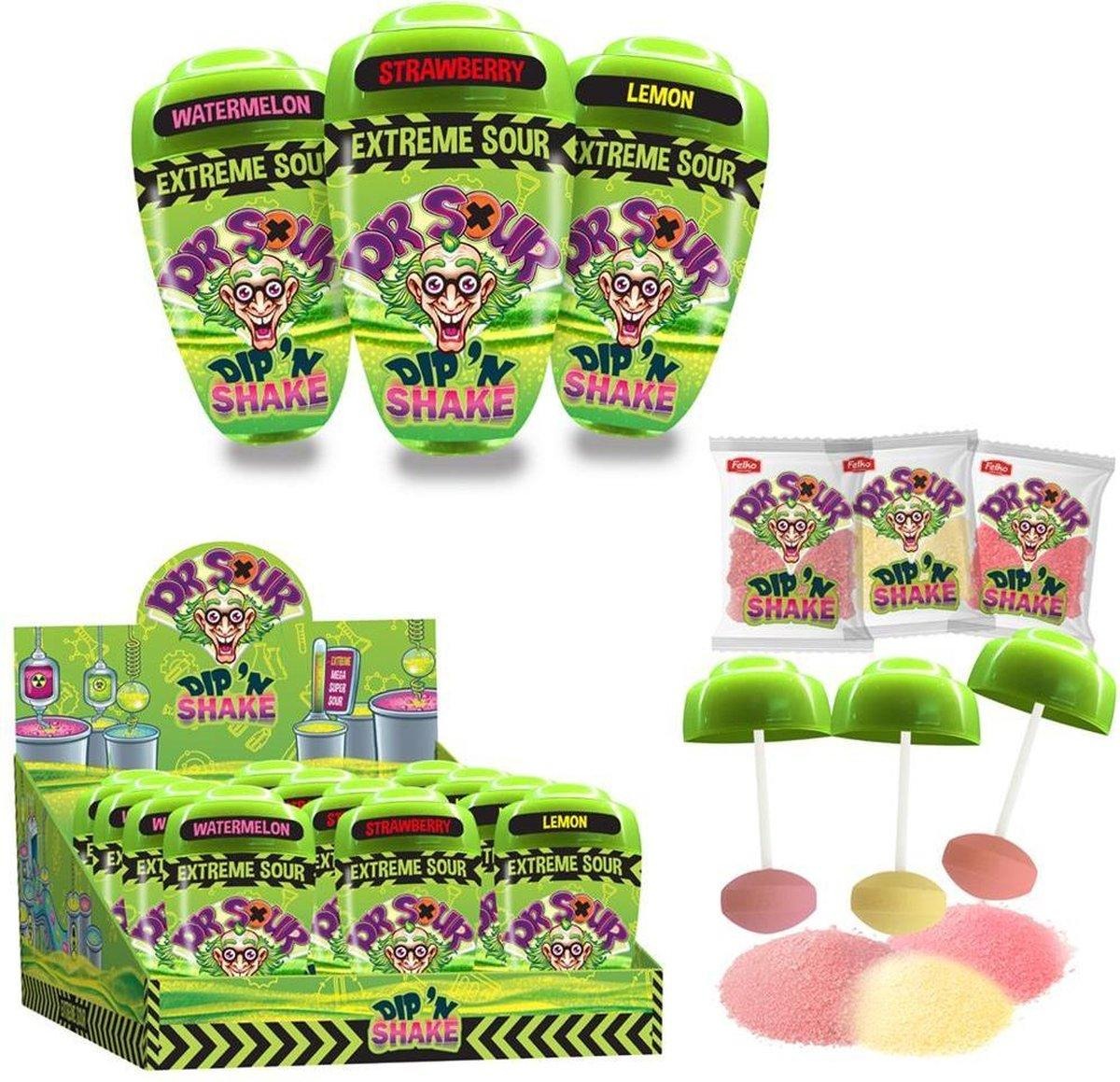 Dr. Sour Dip 'N Shake | Formato 12 Uds X 46 g