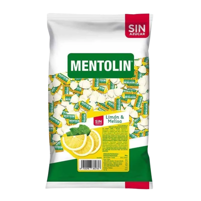 Mentolin Limone e Melissa Senza Zucchero | Formato Busta 1KG