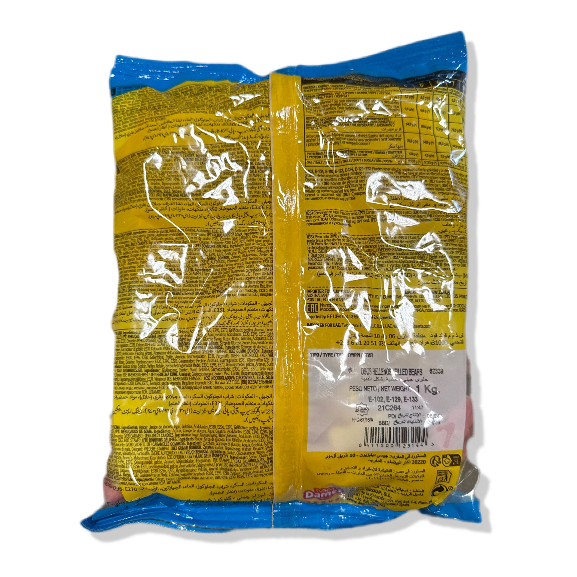 Osos Rellenos Sin Gluten Damel | Formato Bolsa 1KG