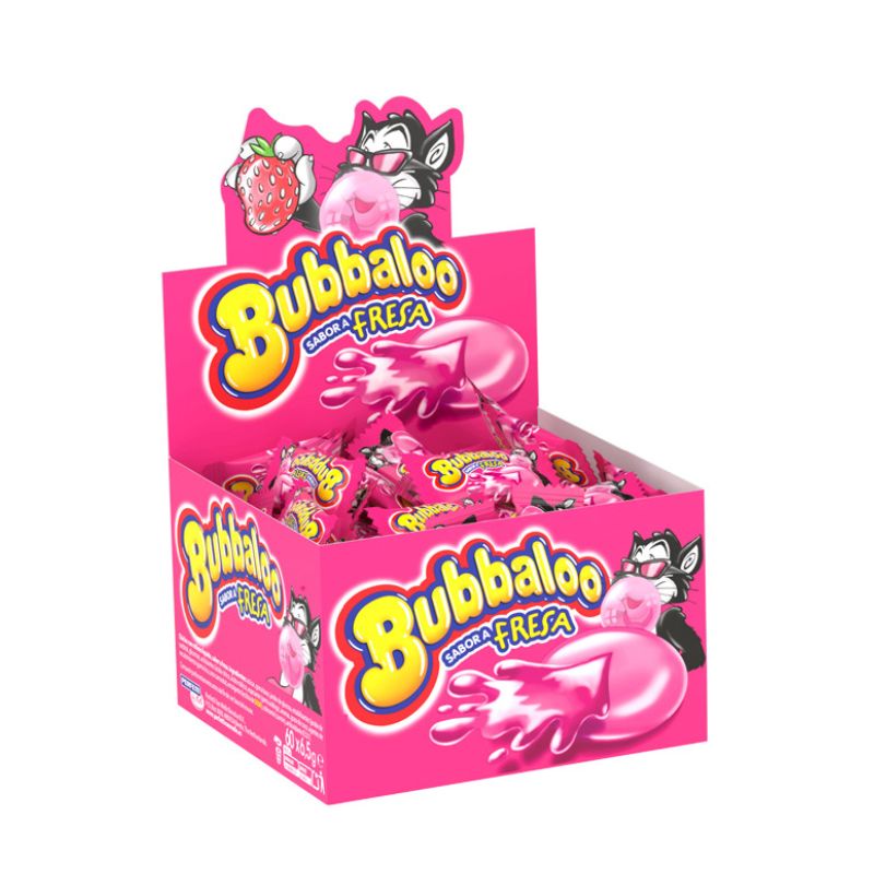 Chicle Relleno Bubbaloo 60 Unidades | SABORES VARIADOS ELEGIR REFERENCIA
