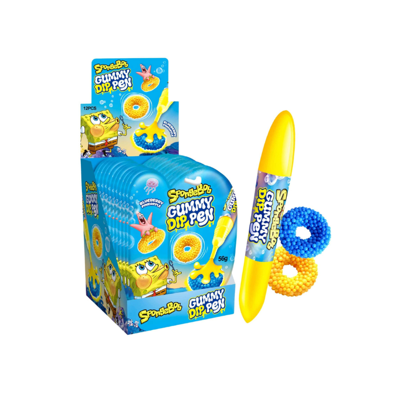 Lápiz Pintachuches con Salsa de Bob Esponja | Formato 12 Uds