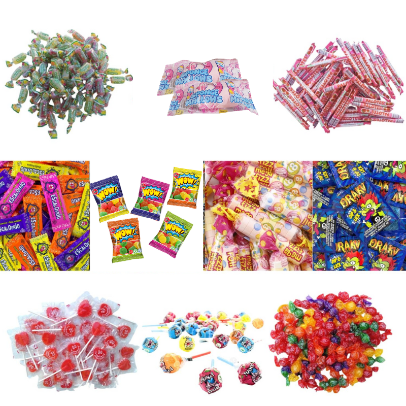 Caja Surtida Chuches y Caramelos Para Rellenar Piñatas y Conos de Cumpleaños | SUPER PACK KREMTIK | Ideal Para Eventos y Fiestas - Productos Envueltos Individualmente