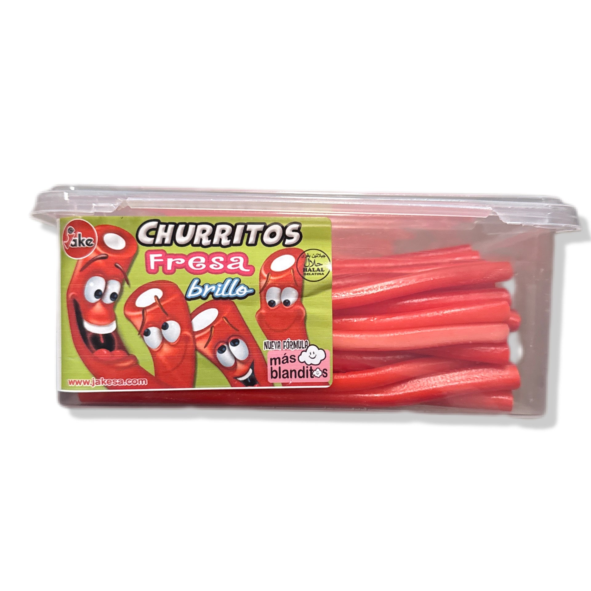 Churrito Fresa Brillo Jake | Formato Tarro Reutilizable 200 Unidadess