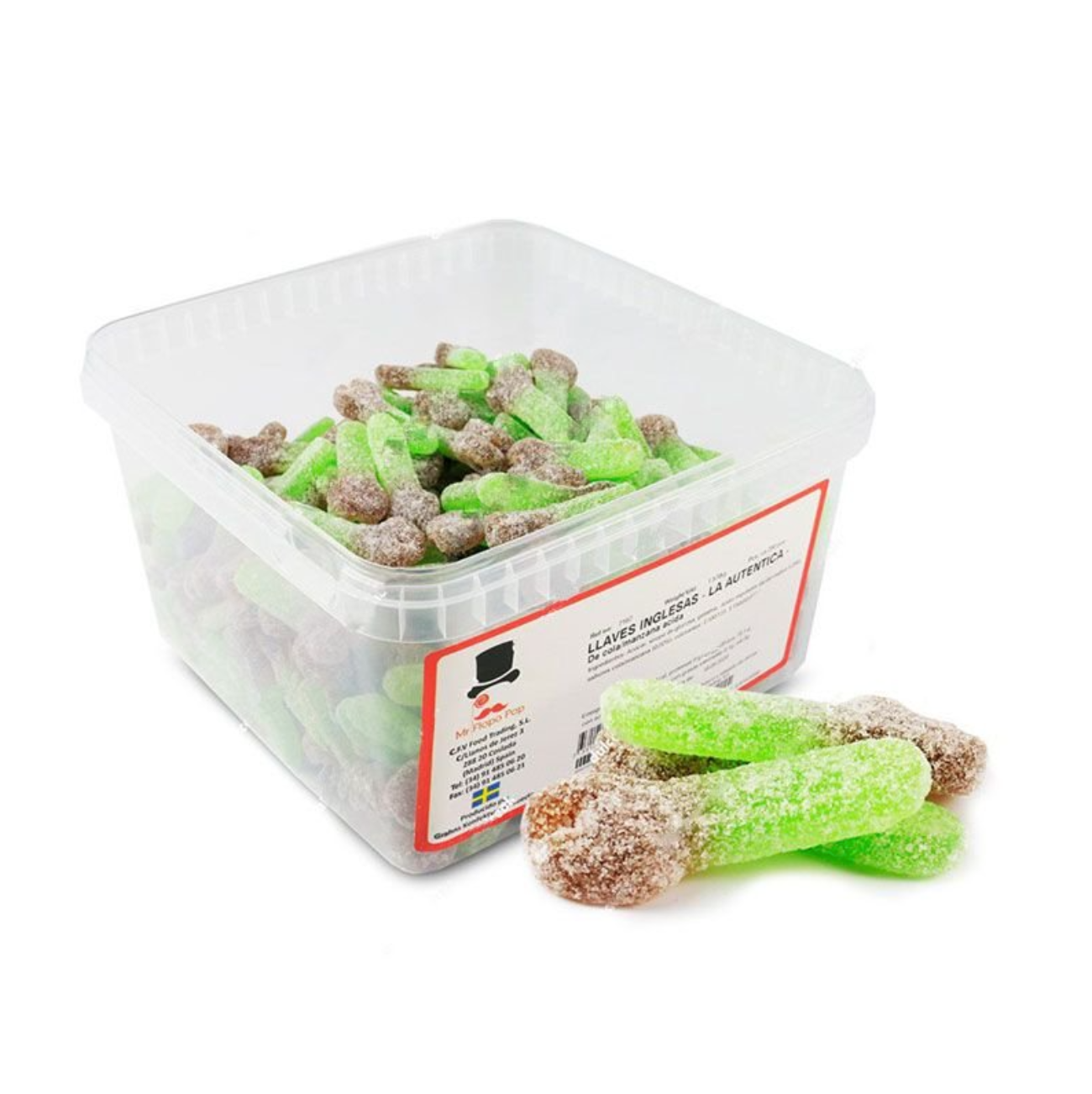 Llaves Ácidas Cola/Manzana 290 Unidades - Tarro Expositor 1570g