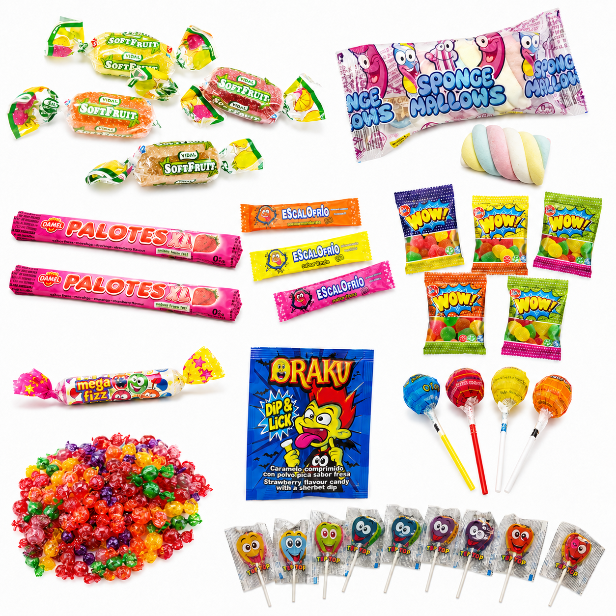 Confezione Assortita di Caramelle e Dolcetti per Riempire Pignatte e Coni di Compleanno | SUPER PACK KREMTIK | Ideale per Eventi e Feste - Prodotti Confezionati Singolarmente