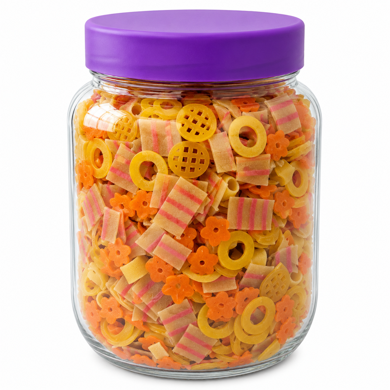 Cocktail Super Five - Snacks Para Freír en Casa (Anillos, Aros, Lenguas, Estrellas y Ruedas) | Formato Tarro 700G