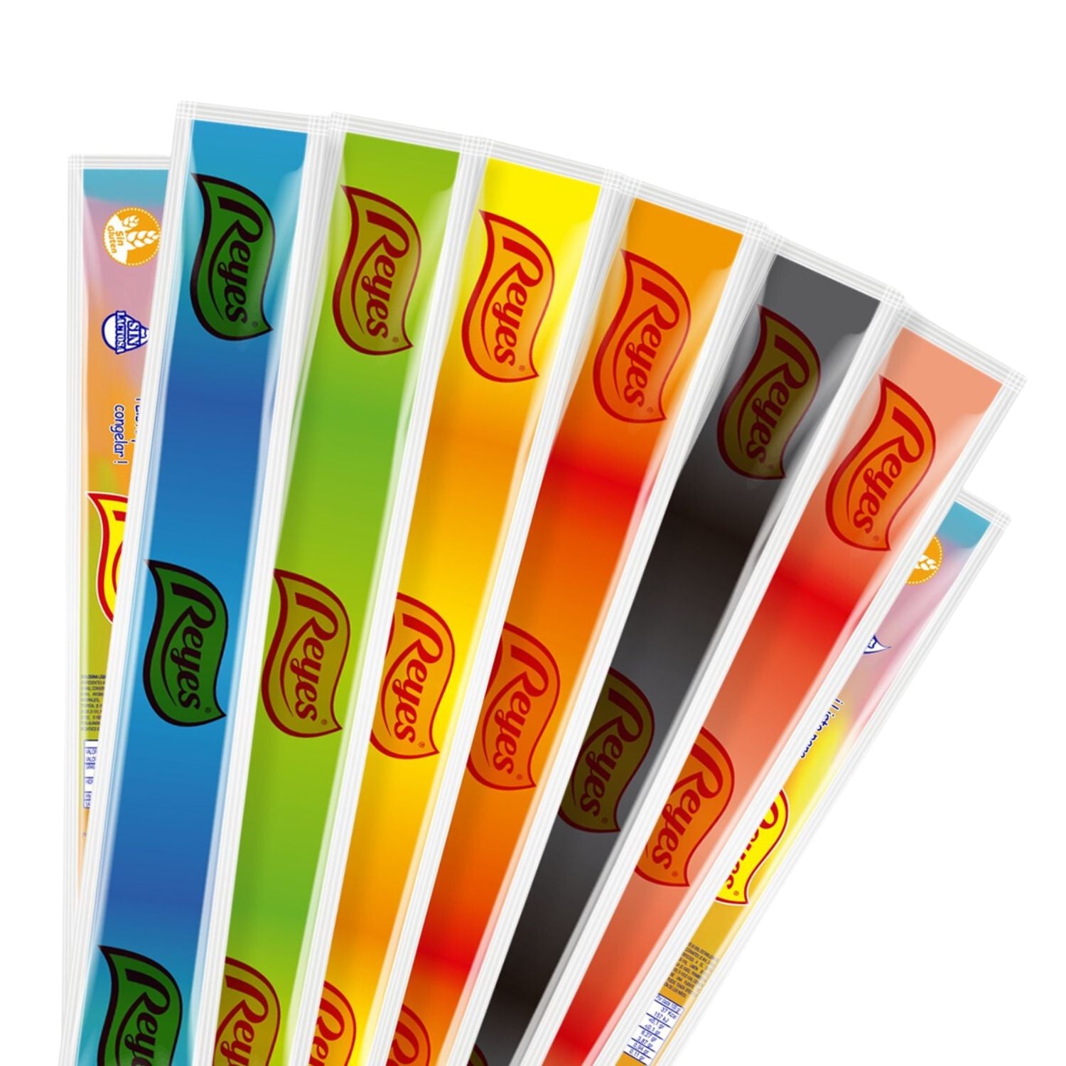 Polos Reyes Surtidos "Sabores Clásicos" | Contiene 60 Unidades de 130ml - Tamaño Grande