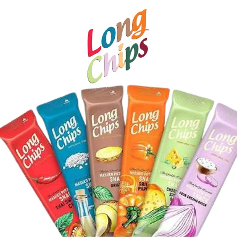 LONG CHIPS 75G - Patatas Alargadas de 19 Centímetros | CAJA 10 UNIDADES - Original, Queso, Pizza, BBQ, Bacon, Sal y Vinagre ...