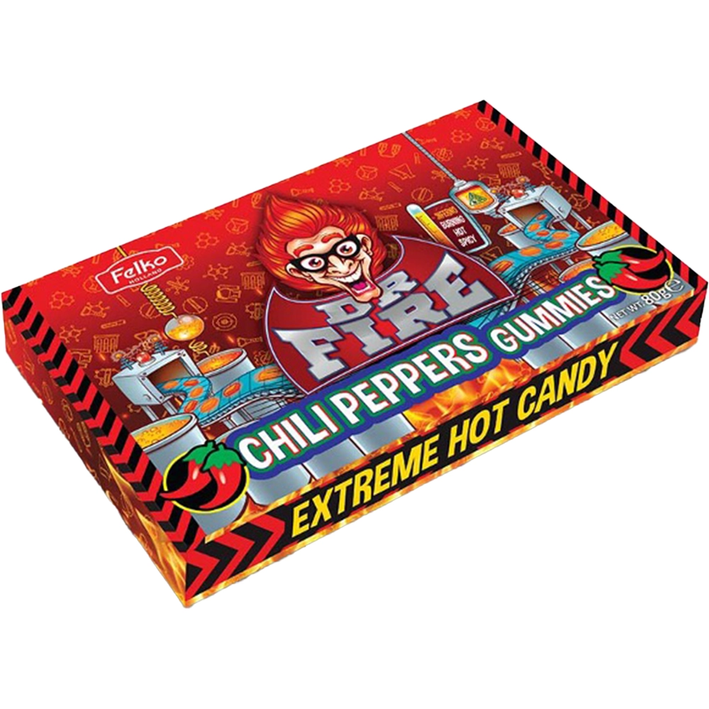 Dr. Fire Chili Peppers Gummies | Formato 80gr x 12 Uds