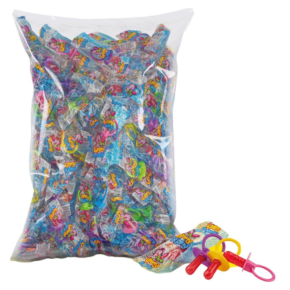 Chupetes de Caramelo - Envueltos Individualmente | Contiene 100 Unidades | Formato Bolsa 500g