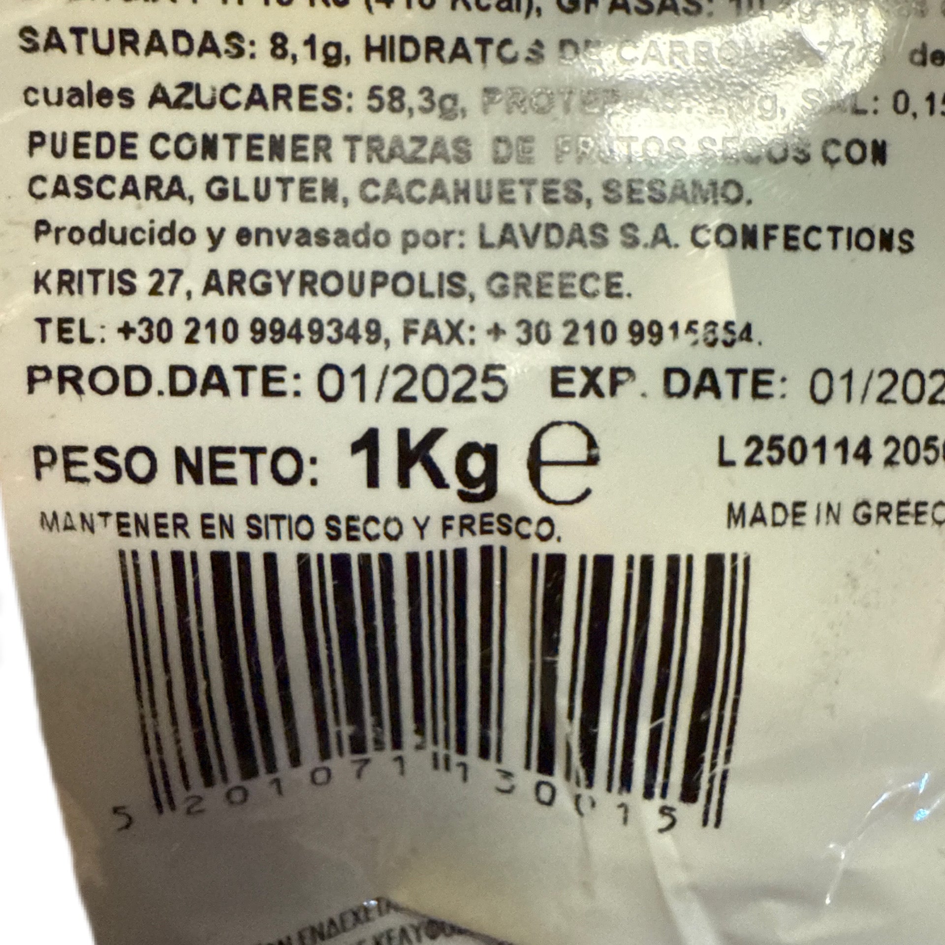 Caramelos Toffee - 6 Sabores Surtidos | Formato Bolsa 1KG - Aprox. 126 Unidades