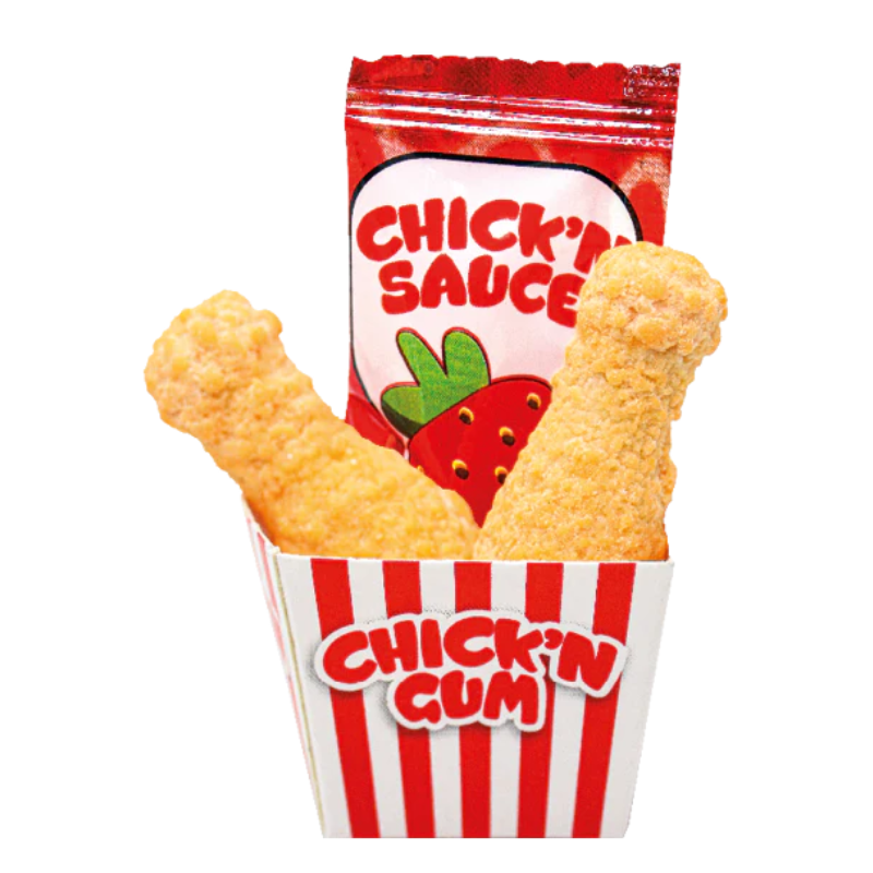 Funnycandy Chicle de Alitas de Pollo | Formato 12 x 21g