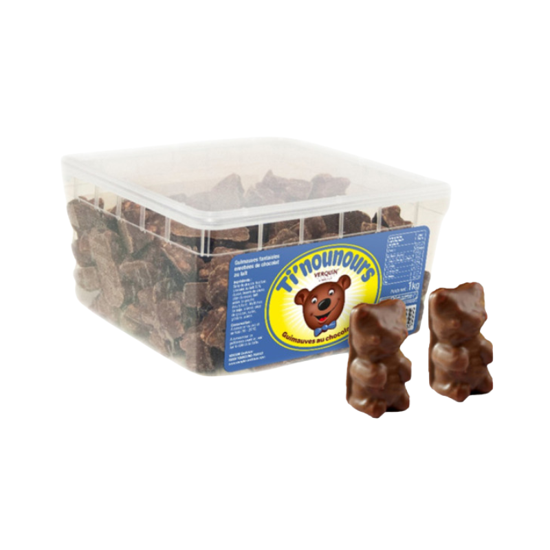 Ositos Esponjitas y Chocolate con Leche - Formato Caja Expositora 1KG