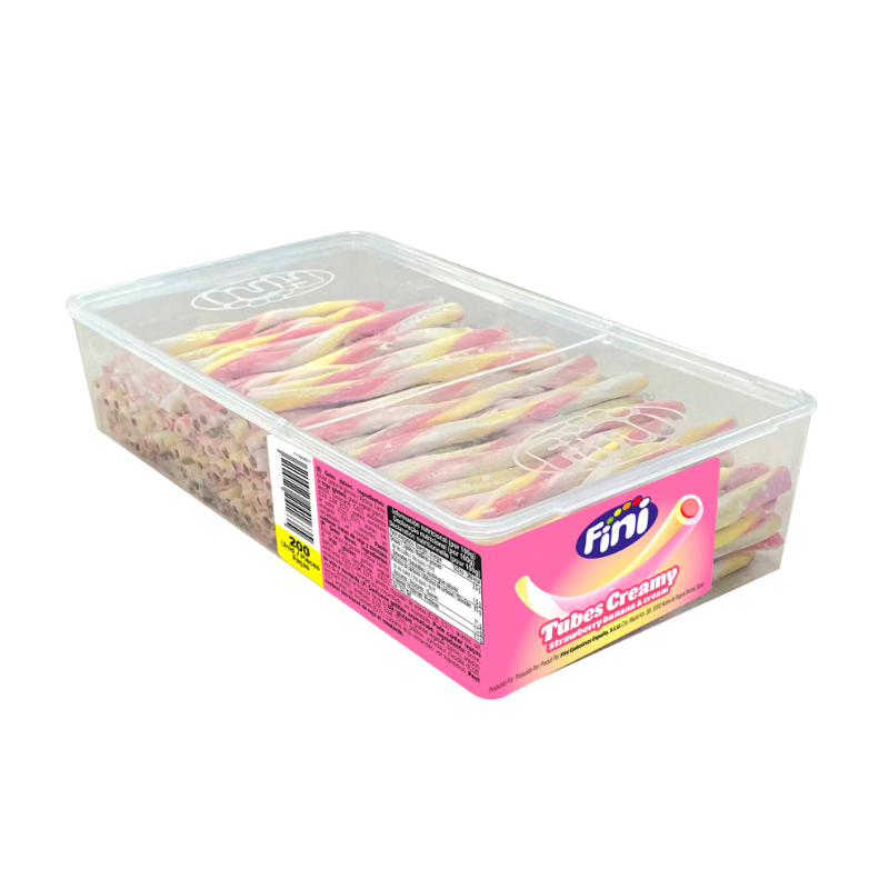 Fini Tubes Creamy Yogur Fresa y Plátano (200 unidades)