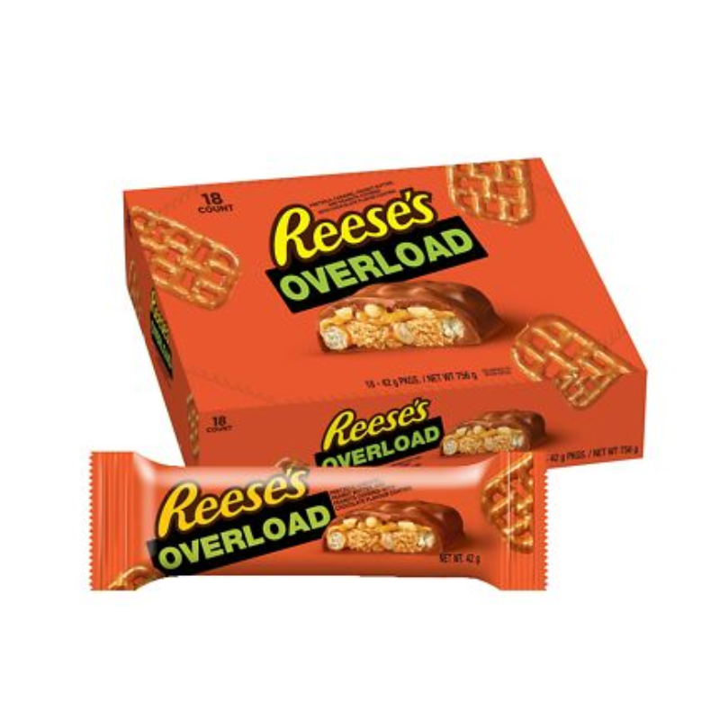 Reese’s Overload 42g | Caja Expositora 18 Unidades