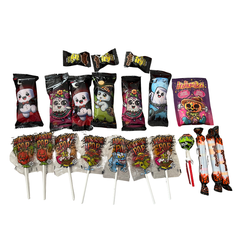 Calavera Top candy Halloween | Surtido de Caramelos y Espumas Dulces