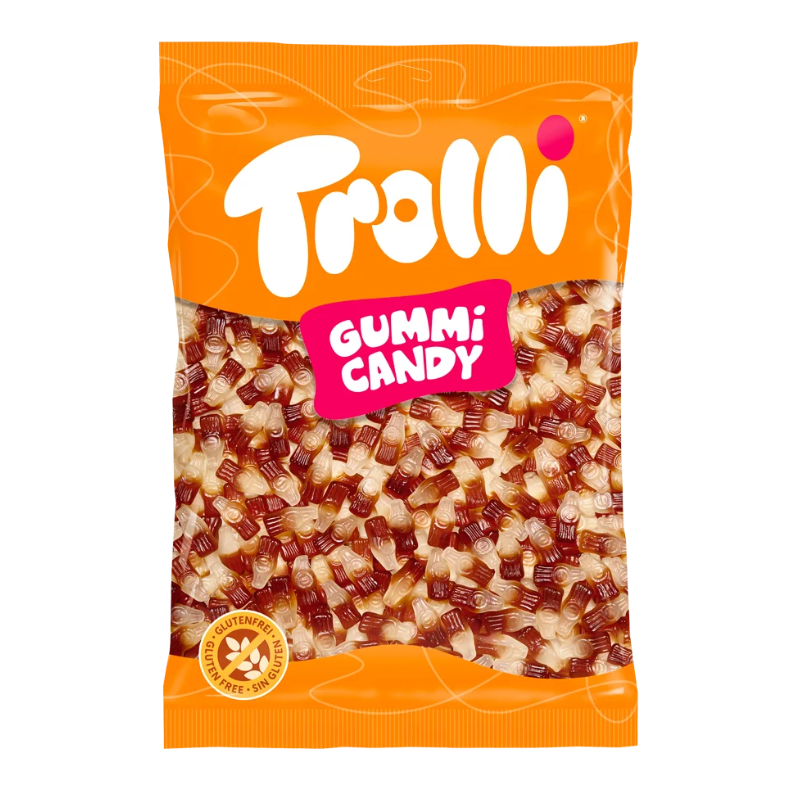 Mini Botellas Cola Trolli | Formato Bolsa 1KG