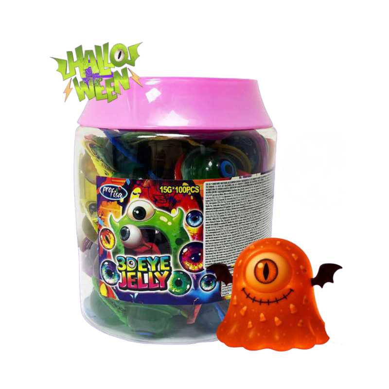 3D Eye Jelly Halloween | Formato 100 Uds