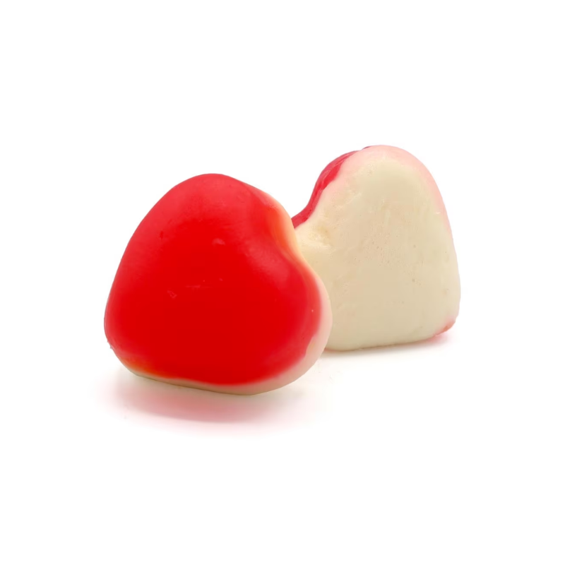 Corazones Rellenos Fresa y Crema Ravazzi | Formato 1 KG