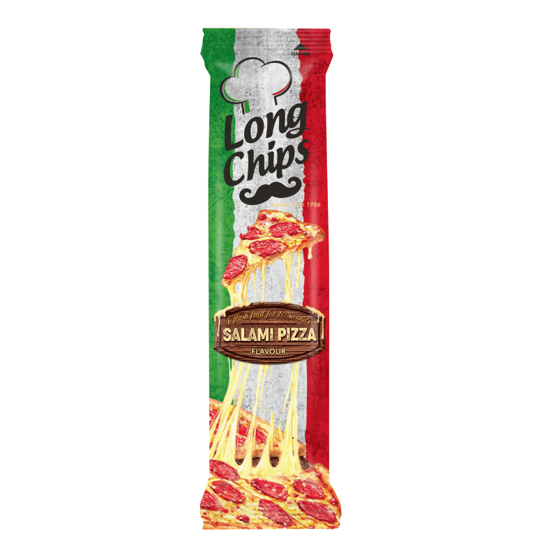 LONG CHIPS 75G - Patatas Alargadas de 19 Centímetros | CAJA 10 UNIDADES - Original, Queso, Pizza, BBQ, Bacon, Sal y Vinagre ...