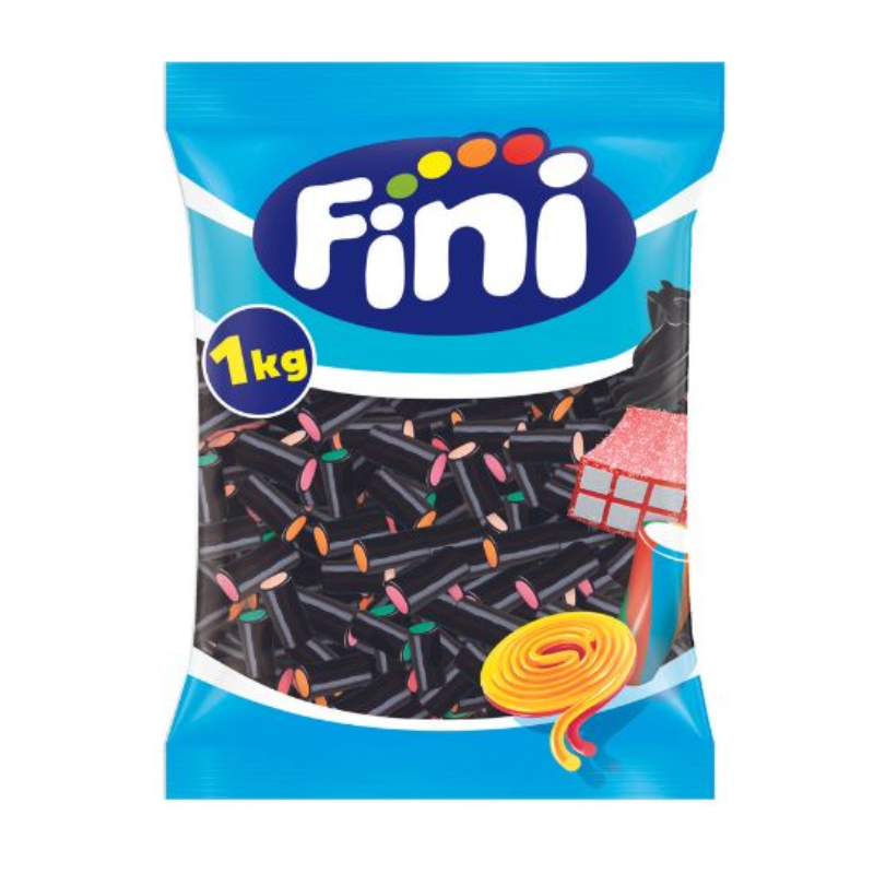 Taco Relleno Negro Fini - Regaliz Relleno 1KG