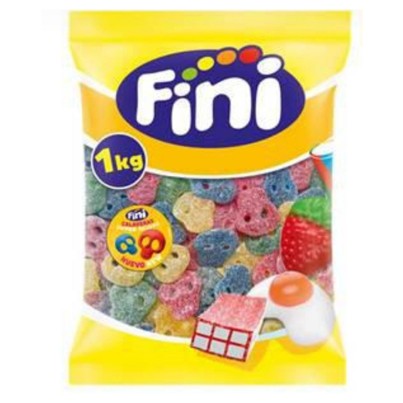 Calaveras Super Ácidas Fini  - Colores Surtidos | Formato 1 KG