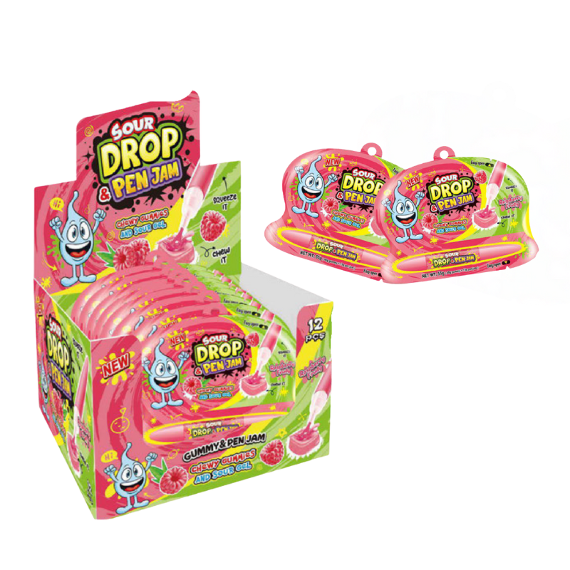 Sour Drop Sabor Frambuesa| Formato 12 Uds