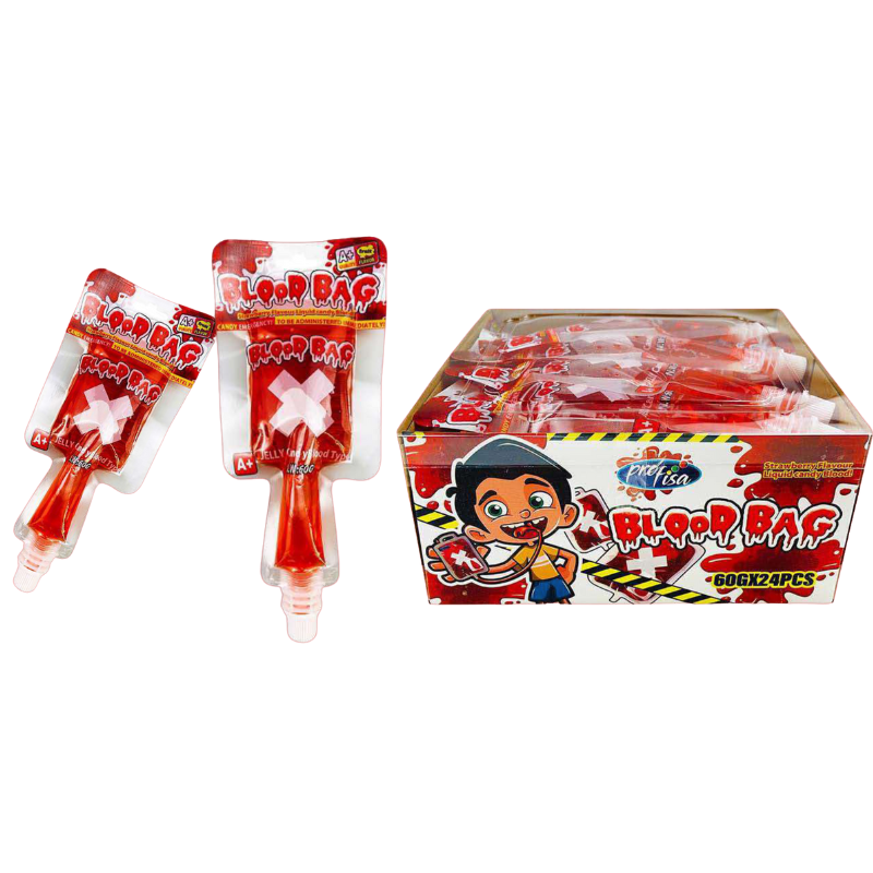 Blood Bag - Sabor Fresa | Contiene 24 Uds