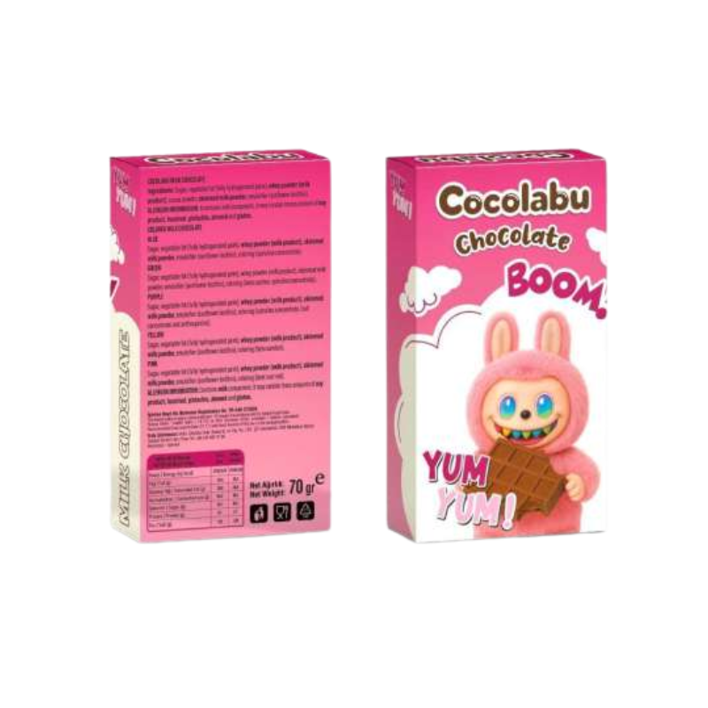 Cocolabu Chocolate de Frambuesa con Cabello de Angel y Pistacho | 1 Unidad