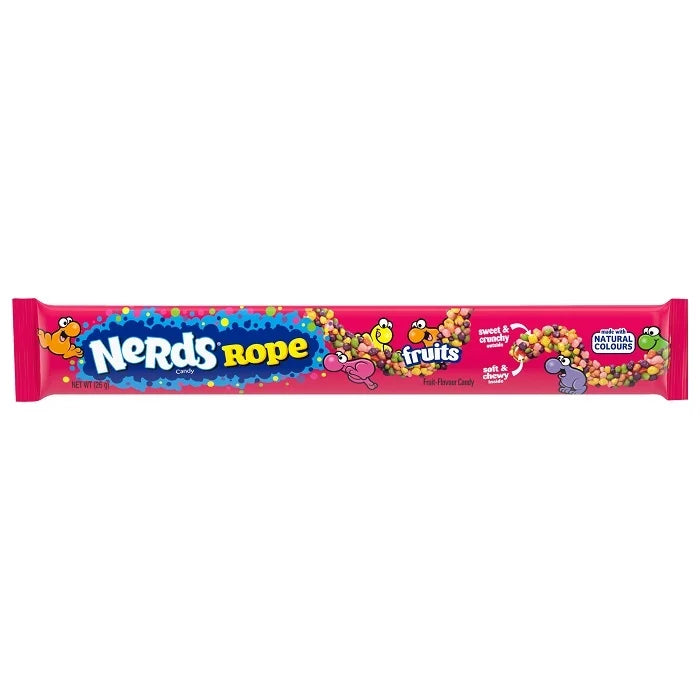 Nerds Rope - Lengua Sabores Frutales 1 Unidad 26g