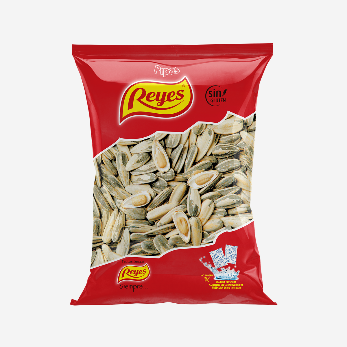 Pipas Reyes - Girasol Aguasal 130g | Caja Expositor con 8 Unidades