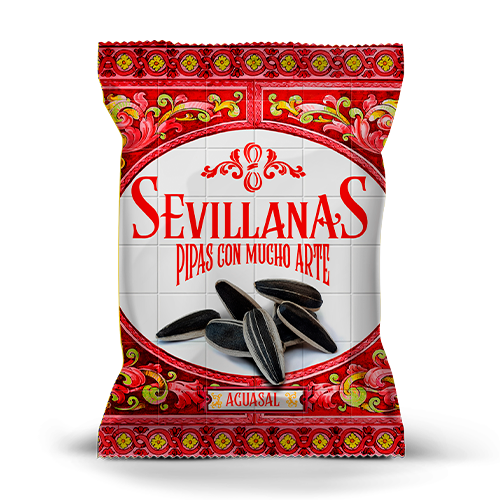 Pipas Sevillanas Aguasal 120g (10 Uds)
