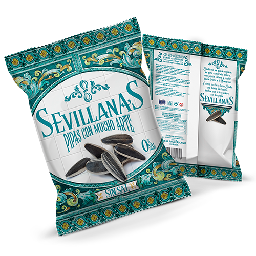 Pipas Sevillanas SIN Sal  120g (10 Uds)