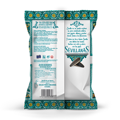 Pipas Sevillanas SIN Sal  120g (10 Uds)