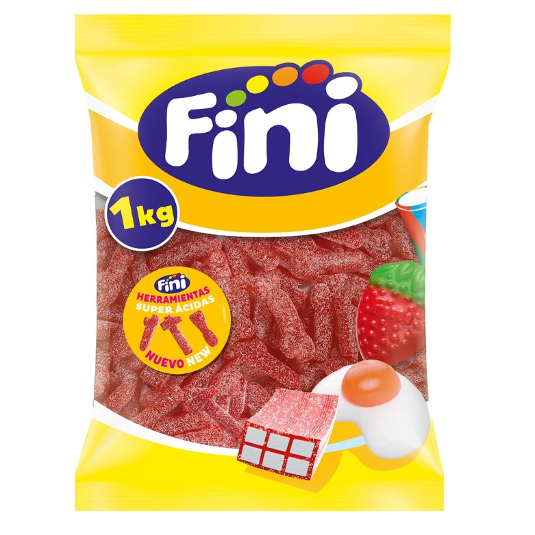 Llaves y Herramientas Super Ácidas Fini ELEGIR SABOR FRESA O FRAMBUESA | Formato Bolsa 1kg