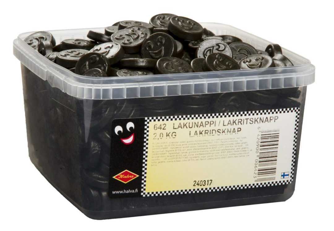 Sonrisas Regaliz Negro - Saet Sweets | Contiene 330 Unidades