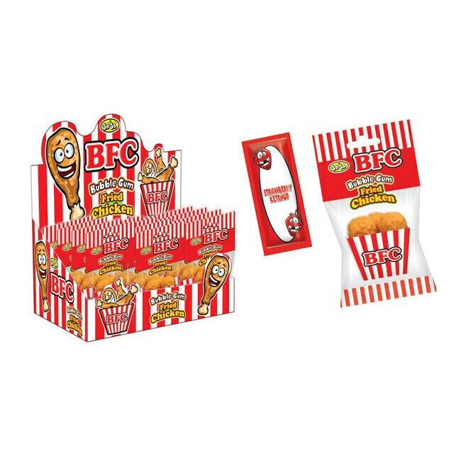 BFC Chicle con forma de pollo y ketchup de caramelo | 12 Uds