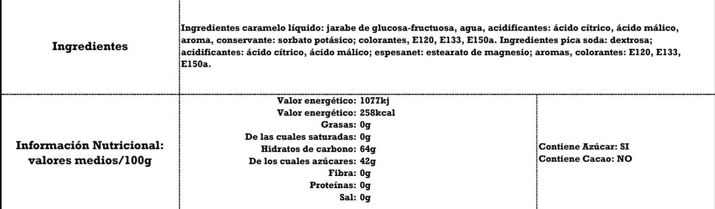 Big Candy Mix - Caramelo Líquido - Sabores Surtidos 16 Unidades