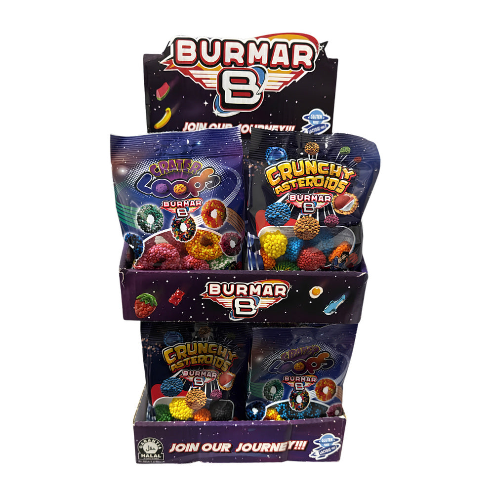Burmar expositor Mix Crunchy 28 bolsas de 90 g, imagen principal fondo blanco