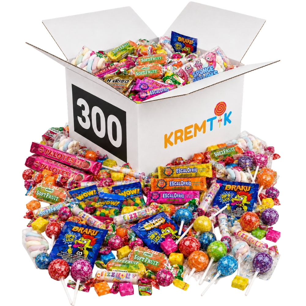 Confezione Assortita di Caramelle e Dolcetti per Riempire Pignatte e Coni di Compleanno | SUPER PACK KREMTIK | Ideale per Eventi e Feste - Prodotti Confezionati Singolarmente
