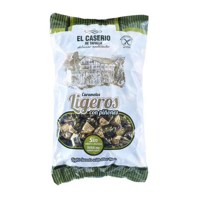 Caramelo El Caserío Piñon LIGEROS SIN AZÚCAR (1KG)
