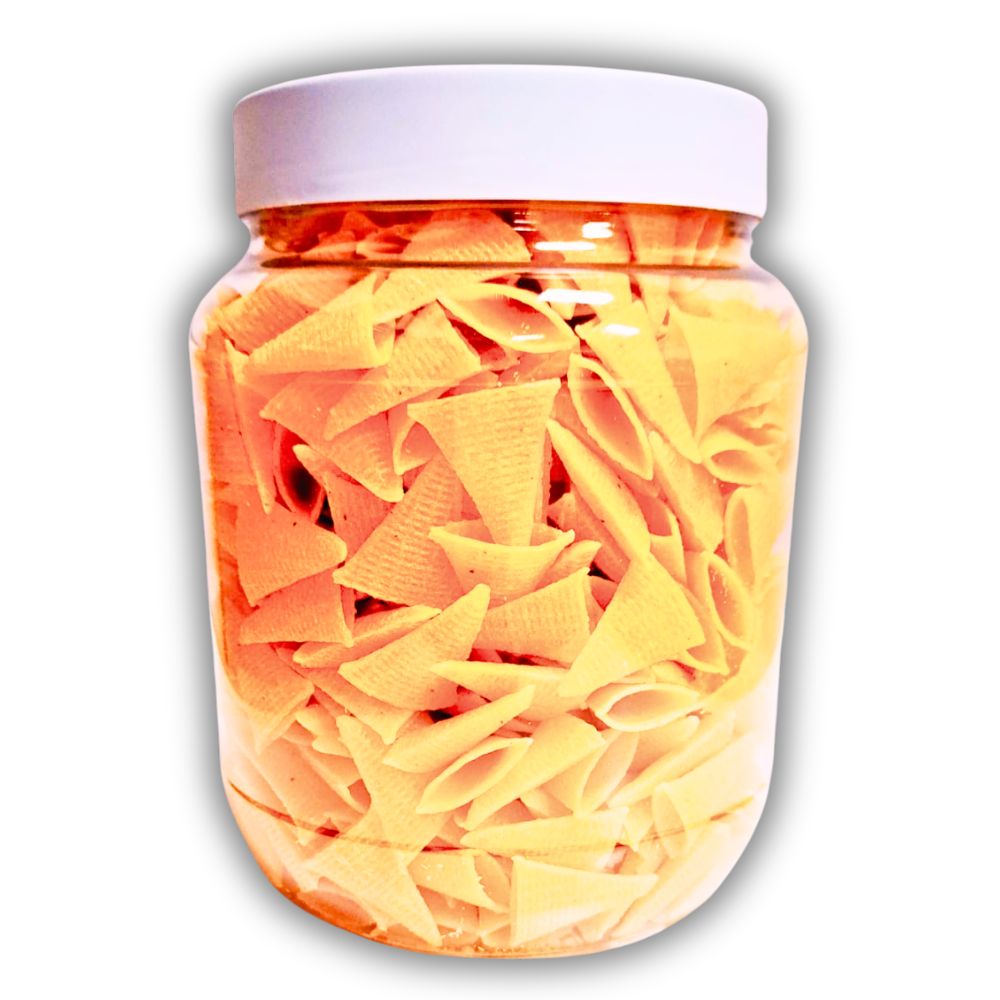 Conos Super 3D - Snacks Para Freír en Casa | Formato Tarro Reutilizable 500G
