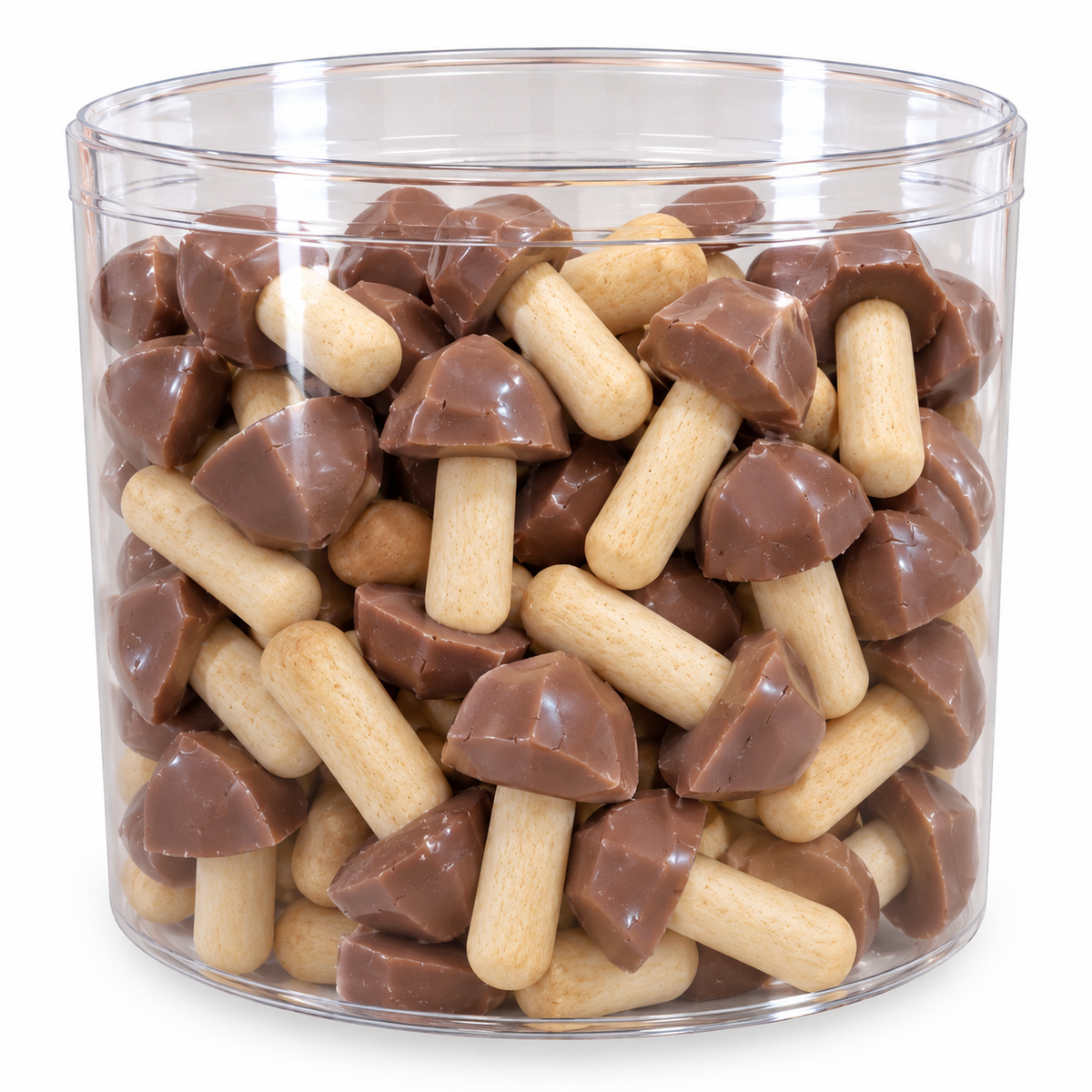 Paraguas "Picos con Chocolate" Sabor Caramelo | Tarro Reutilizable 800G