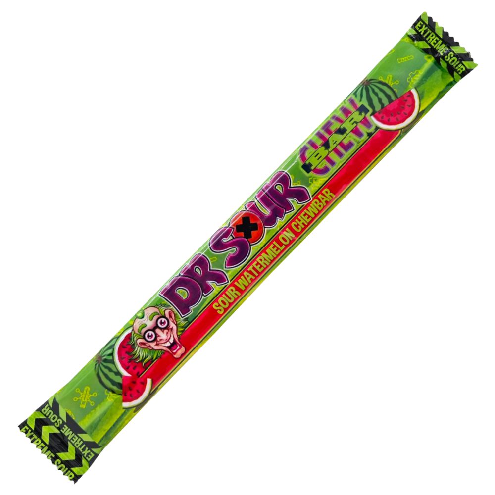 Dr. Sour - Watermelon Chew Bar | Expositor 24 Uds