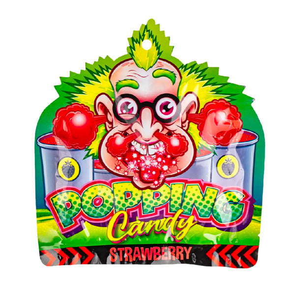 candypapa Sweet & Sour Dr. Sour Strawberry Popping Candy - Comprar en España