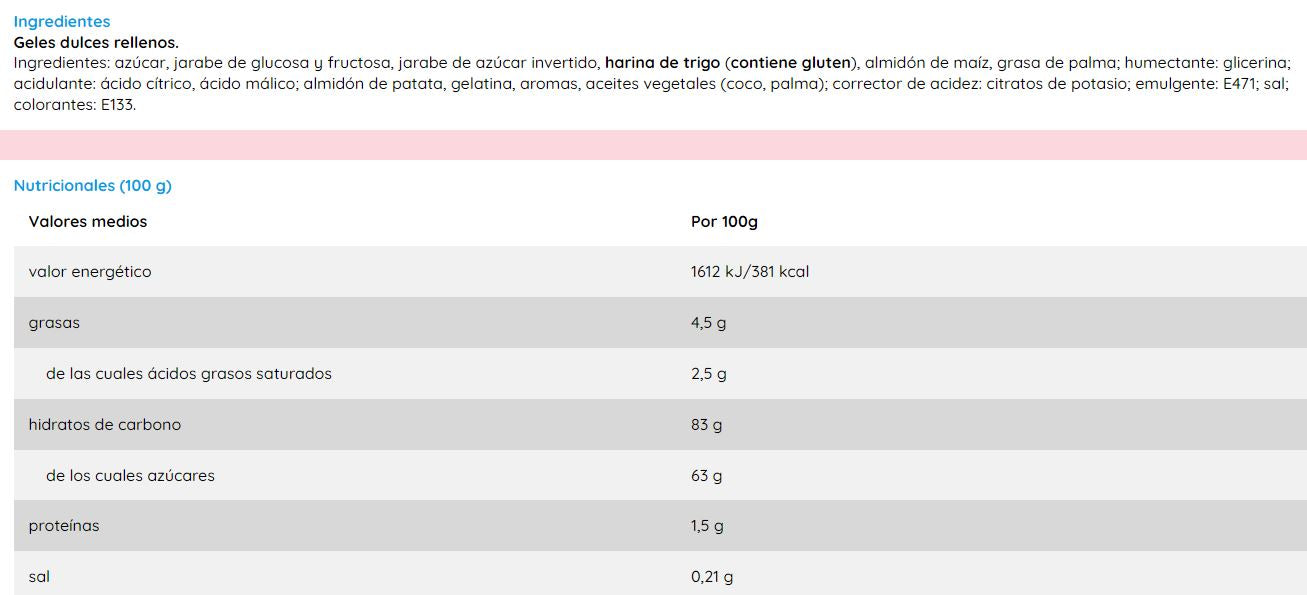 Dulcitar Arándano/Mora (200 Uds)