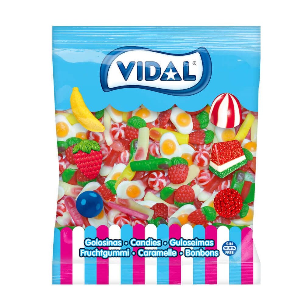 Fantasía Mix - Surtido Chuches Brillo Clásicas de Vidal Golosinas| Formato Bolsa 1KG
