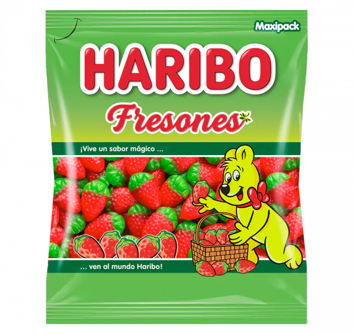 Fresones Super Brillo - Maxipack Haribo - Formato Bolsa 1KG