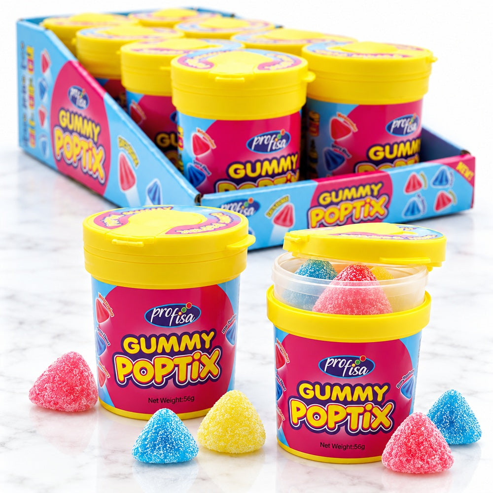 Gummy Pop Tix presentación de producto