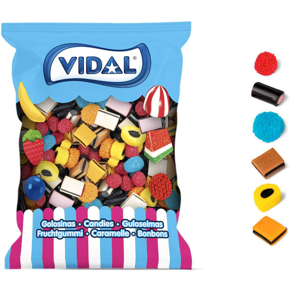 Liquirizia assortita Vidal (1KG)